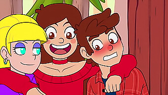 Afroamerická Kreslená Porno Paródia Gravity Falls S Lízaním Kundičky A Jazdou V Štýle Kovbojky