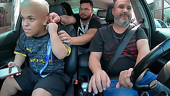 Dwarf From Maromba Mansion Hops On Ted'S Motorbike - Anãozinho'S First Ride