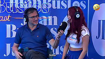 Nicolane Escobar, Seorang Gadis Berambut Merah Yang Pemalu, Mengeksplorasi Seksualitasnya Dengan Pasangan Yang Luar Biasa Besar Di Juan Bustos Podcast.