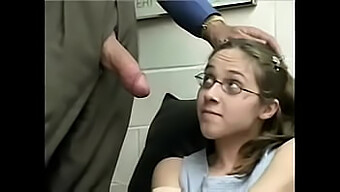 Young Nerdy Girl Gets Pounded Hard